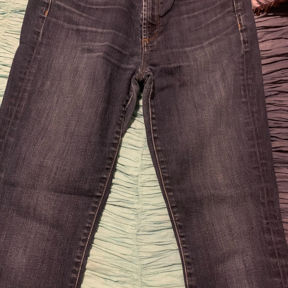 J. Crew Midrise Toothpick Skinny Jeans - Blue - Picture 7 of 9